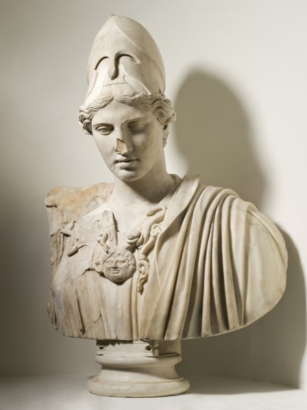 The Lansdowne Bust of Athena of Velletri, 2nd-century copy after a Greek original of c.430–420 B.C. Creator: Kresilias.