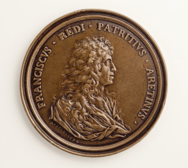 Medal of Francesco Redi: Bacchic Scene (image 1 of 2), 1684. Creator: Massimiliano Soldani.