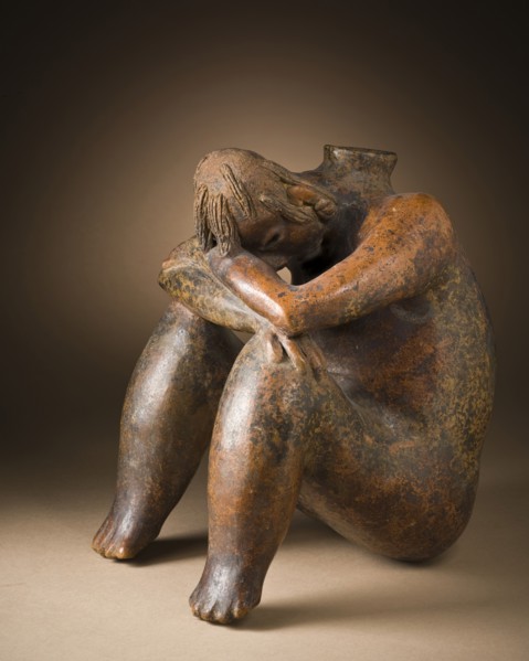 Seated Male Figure, 200 B.C.-A.D. 500. Creator: Unknown.