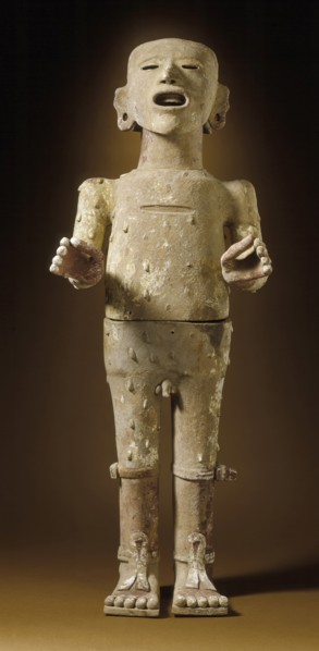 Figure of Xipe Totec, AD 1200-1400. Creator: Unknown.