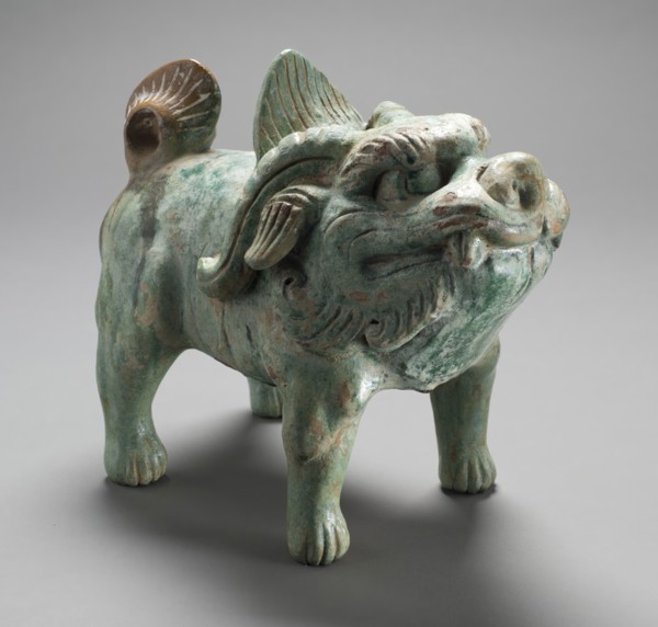 Funerary Sculpture of a Dog, Eastern Han Dynasty (25-200 A.D.). Creator: Unknown.