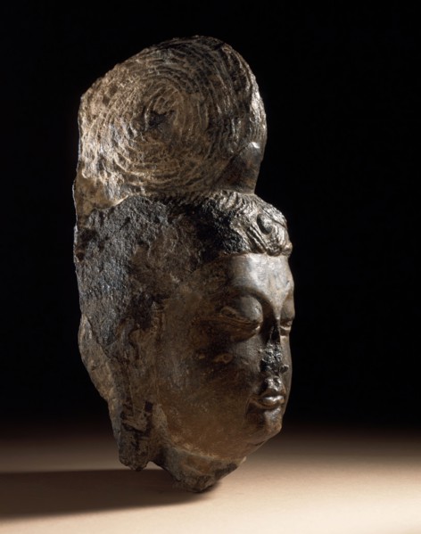 Head of a Bodhisattva (Pusa), between c.700 and c.800. Creator: Unknown.