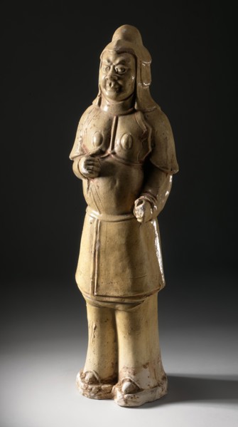 Funerary Sculpture of a Pair of Soldiers, between 581 and 618. Creator: Unknown.
