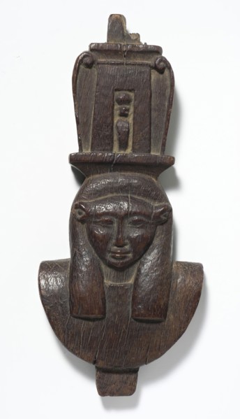Head of Hathor, 16th Dynasty (c.1665-1600 BCE). Creator: Unknown.