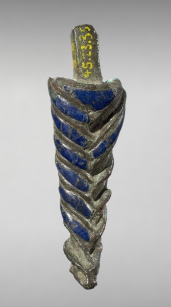 Braided Divine Beard for Attachment to a Larger Figure, Late Period-Ptolemaic Period (711-30 BCE). Creator: Unknown.