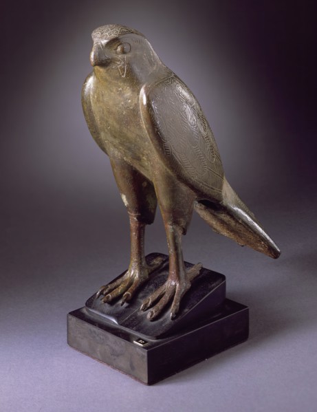 Figure of Horus as a Falcon, 711 B.C.. Creator: Unknown.