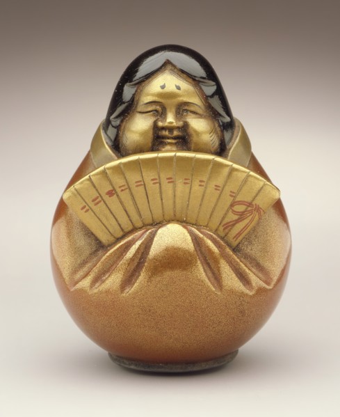 Female Daruma Doll, 19th century. Creator: Unknown.