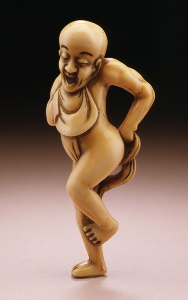 Man Pulling on Breechcloth, 19th century. Creator: Unknown.
