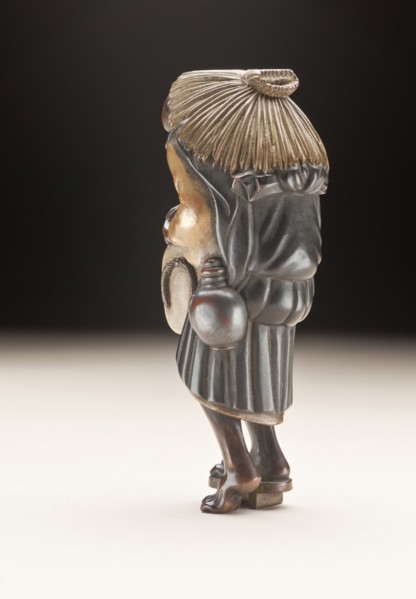 Drunken Buddhist Priest holding Broken Geta (image 2 of 2), Early to mid-19th century. Creator: Unknown.