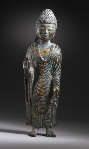 Standing Shakyamuni Buddha, Late 7th-8th century. Creator: Unknown.