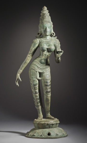 The Hindu Goddess Shridevi, 13th century. Creator: Unknown.
