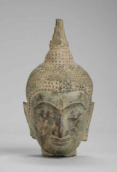 Head of Buddha Shakyamuni, 15th-16th century. Creator: Unknown.