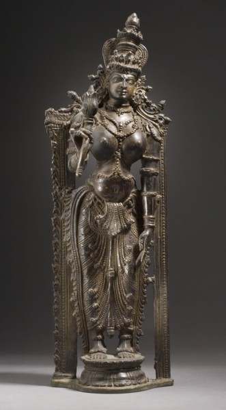 The Hindu Goddess Shri Lakshmi, 16th century. Creator: Unknown.