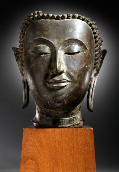 Head of Buddha Shakyamuni, 16th-17th century. Creator: Unknown.