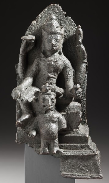 The Hindu God Vishnu on His Mount Garuda (image 1 of 2), between c.800 and c.850. Creator: Unknown.
