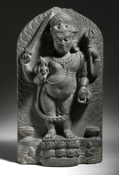 The Buddhist Deity Wisdom Mahakala (Jñana Mahakala), c.9th century. Creator: Unknown.