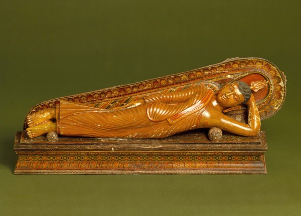 Buddha Shakyamuni Reclining, 18th century. Creator: Unknown.