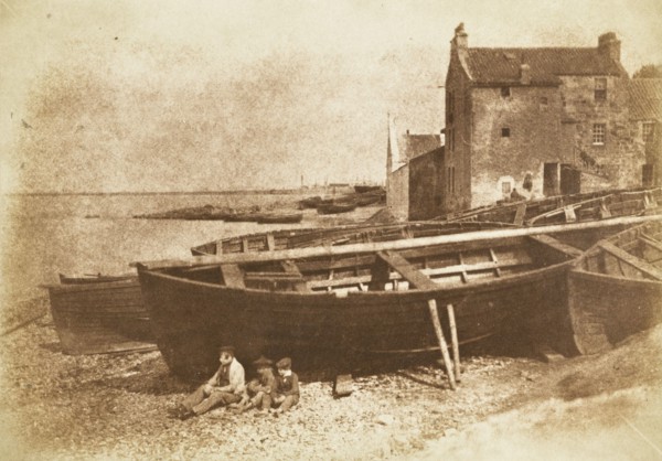 The Beach At Newhaven, Printed 1845. Creators: David Octavius Hill, Robert Adamson.