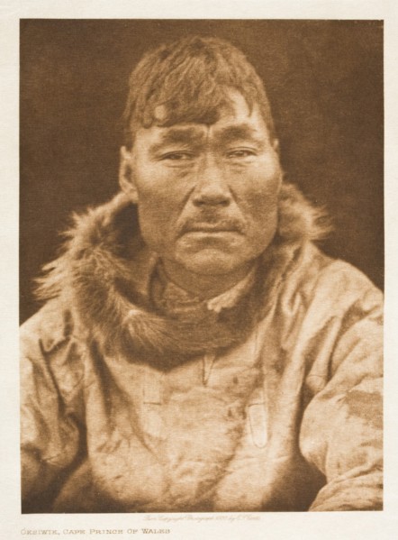 Oksiwik, Cape Prince of Wales, 1928. Creator: Edward Sheriff Curtis.
