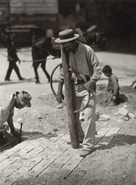 Street Paver, before 1927, 1956 publication. Creator: Eugene Atget.