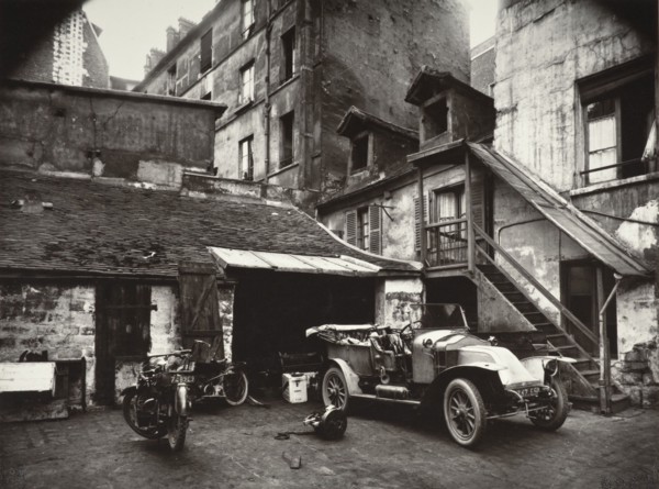 Cour, Rue De Valence, 1922, (1956). Creator: Eugene Atget.