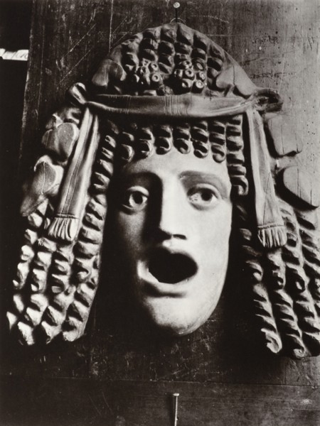 Masque Antique, 1923, (1956). Creator: Eugene Atget.