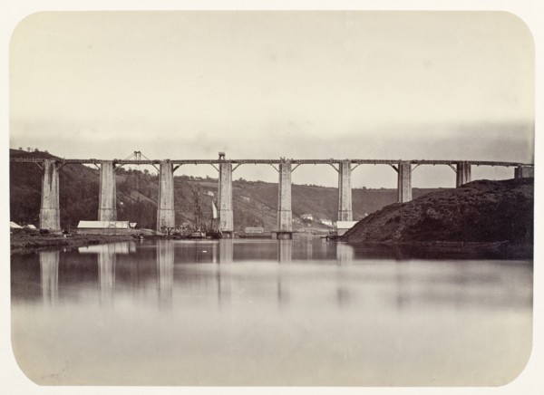 Aqueduct of Port-Launay, c.1861. Creator: Jules Duclos.