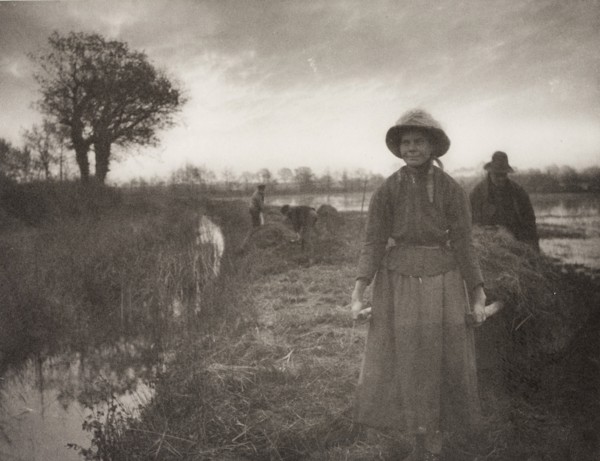 Poling the Marsh Hay, 1886. Creator: Peter Henry Emerson.