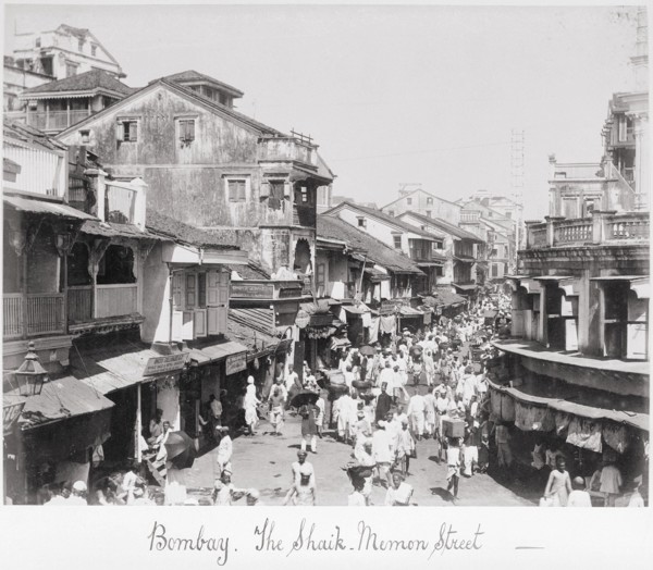 Bombay, The Said-Memon Street, Late 1860s. Creator: Samuel Bourne.
