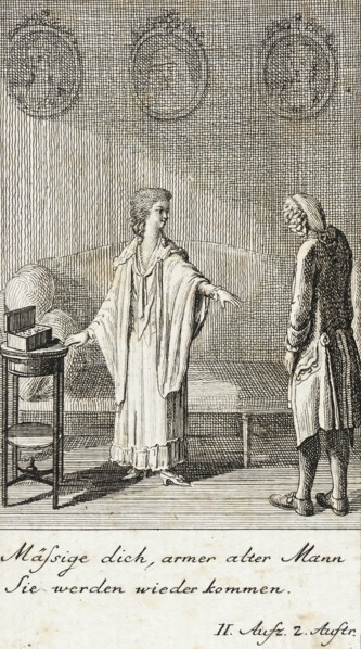 Plate 4 for Schiller's 'Intrigue and Love', 1785. Creator: Daniel Nikolaus Chodowiecki.