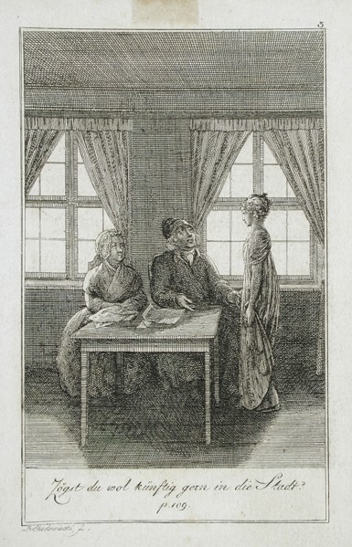 Illustration to Becker's Pocketbook für 1799. Creator: Daniel Nikolaus Chodowiecki.