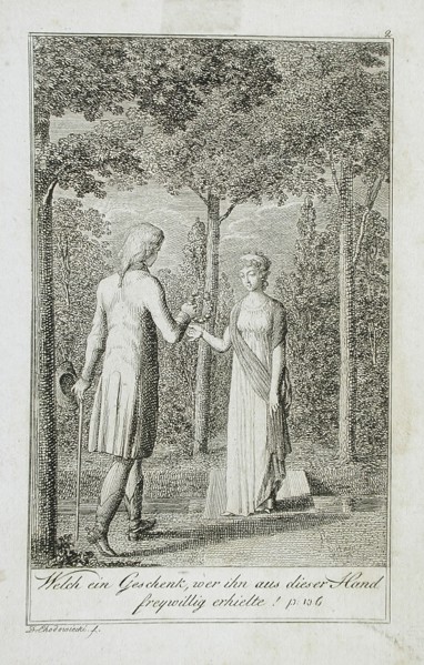 Illustration to Becker's Pocketbook für 1799. Creator: Daniel Nikolaus Chodowiecki.
