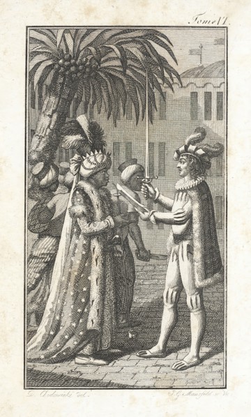 Illustration for the 'Works of J.P.C. Florian', 1796. Creator: Daniel Nikolaus Chodowiecki.