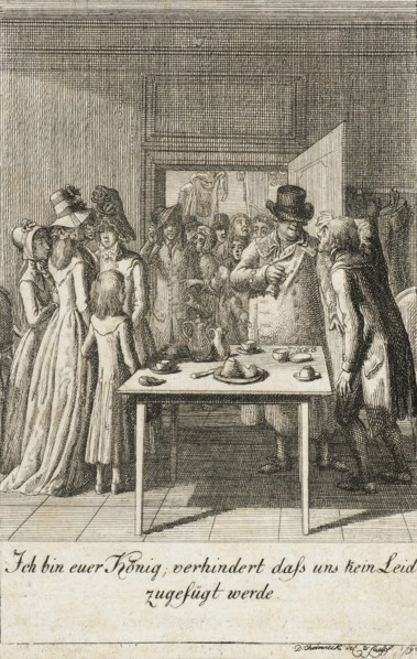 Illustration for the 'Historic, Genealogical Almanac for the Year 1793', c1784. Creator: Daniel Nikolaus Chodowiecki.