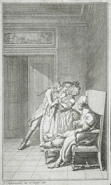 Illustration for 'Philip von Freudenthal', 1781. Creator: Daniel Nikolaus Chodowiecki.