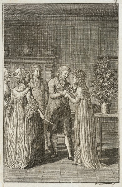 Illustration for 'Becker's Almanac for 1800', c1800. Creator: Daniel Nikolaus Chodowiecki.