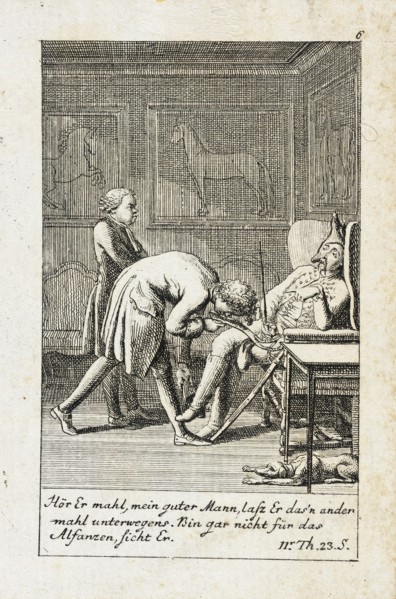 Plate 6 for J.G. Muller's 'Siegfried von Lindenberg', 1783. Creator: Daniel Nikolaus Chodowiecki.