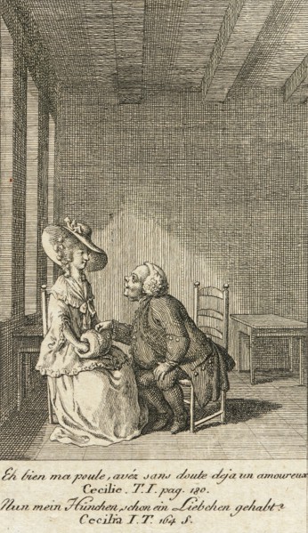 Cecilia or the Story of a Rich Orphan, 1787. Creator: Daniel Nikolaus Chodowiecki.