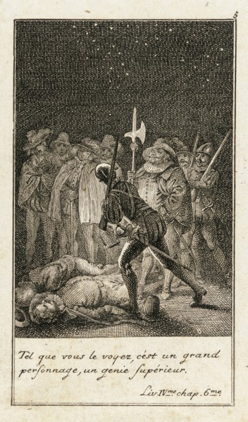 Illustration for Le Sage's 'Gil Blas', 1783. Creator: Daniel Nikolaus Chodowiecki.
