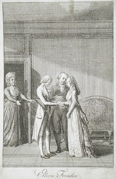 Parental Joys, 1795. Creator: Daniel Nikolaus Chodowiecki.