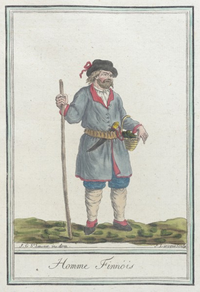 Costumes de Différents Pays, 'Homme Finnois', c1797. Creators: Jacques Grasset de Saint-Sauveur, LF Labrousse.