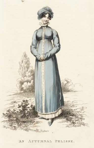 Fashion Plate (An Autumnal Pelisse), 1812. Creator: John Bell.
