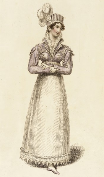 Fashion Plate (Angouleme Walking Dress), 1815. Creator: John Bell.