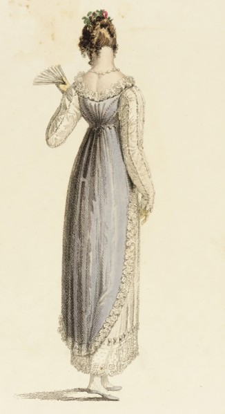 Fashion Plate (Full Dress), 1814. Creator: Rudolph Ackermann.
