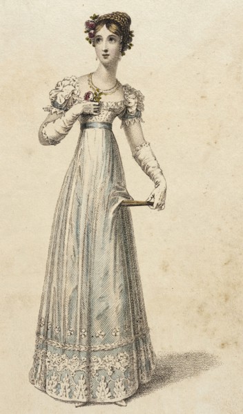 Fashion Plate (Full Dress), 1823. Creator: Rudolph Ackermann.