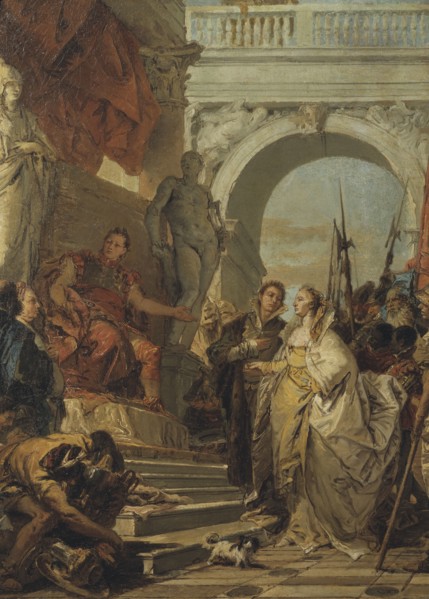 The Continence of Scipio, early-mid 18th century. Creator: Giovanni Battista Tiepolo.