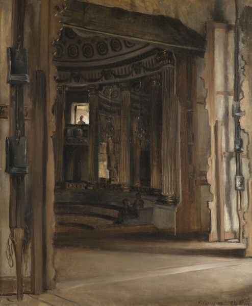 The Theatre at Gripsholm, late 19th-early 20th century. Creator: Gustaf Cederström.