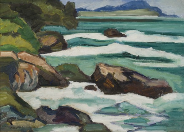 The Mediterranean Breaker, late 19th-early 20th century. Creator: Helmer Osslund.