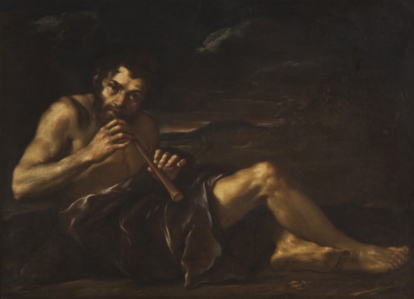 Shepherd Playing the Pipe. Creator: Unknown.