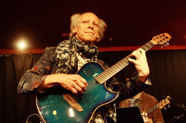 Peter Oxley, Oxley-Meier Guitar Project, Verdict Jazz Club, Brighton, East Sussex, May 2023. Creator: Brian O'Connor.